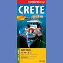 Kreta (Crete). Mapa laminowana 1:150 000. Comfort! map