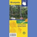 Krutynia. Szlak kajakowy Zyndaki-Jabłoń. Mapa turystyczna 1:100 000.