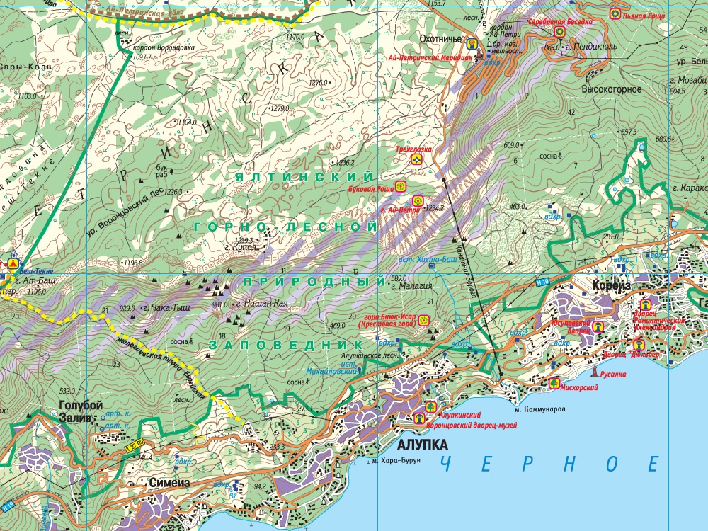 Алупка ул 1 мая карта