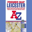 Leicester. Plan miasta 1:18 103. Premium Map.