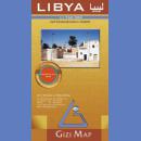Libia (Libya). Mapa geograficzno-drogowa 1:1 750 000.