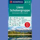 Lienz, Schobergruppe, NP Hohe Tauern. Mapa turystyczna 1:50 000 wodoodporna.