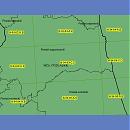 Kuźnica N-34-096-A,B<BR>Mapa topograficzna 1:50 000 Układ UTM