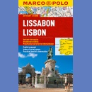 Lizbona (Lissabon, Lisbon). Plan miasta 1:15 000 laminowany.