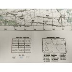 Łochów N-34-128-A,B. Mapa topograficzna 1:50 000. Układ UTM