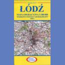 Łódź. Mapa Operacyjna 1:300 000. <BR>Arkusz 46 Reedycja