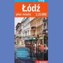 Łódź. Plan miasta 1:21 000. 