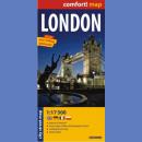 Londyn (London). Plan 1:17 500. Comfort! map