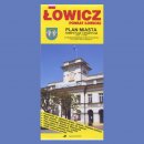 Łowicz. Powiat Łowicki. Plan miasta 1:17 500.