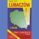 Lubaczów M-34-71/72 i M-35-61<BR>Mapa topograficzna 1:100 000. Wydanie turystyczne 