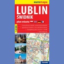 Lublin. Plan miasta 1:20 000.