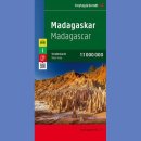 Madagaskar. Mapa samochodowa 1:1 000 000.