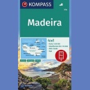 Madeira (Madera)<BR>Mapa turystyczna 1:50 000 laminowana
