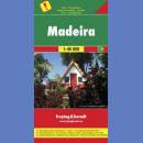 Madeira (Madera). Mapa samochodowa 1:40 000.