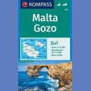 Malta, Gozo. Mapa turystyczna 1:25 000.