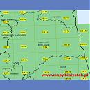 Mapa topograficzna 1:25 000. Układ 1965<BR>Woj. podlaskie, pow. augustowski