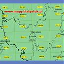Mapa topograficzna 1:25 000. Układ 1965<BR>Woj. podlaskie, pow. łomżyński