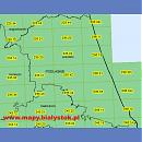 Mapa topograficzna 1:25 000. Układ 1965<BR>Woj. podlaskie, pow. sokólski