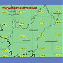 Mapa topograficzna 1:25 000. Układ 1965<BR>Woj. podlaskie, pow. zambrowski