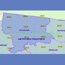 Mapa topograficzna 1:25 000. Układ 1965<BR>Woj. warmińsko-mazurskie, pow. braniewski