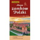 Mapa zamków Polski. Mapa krajoznawcza 1:900 000.
