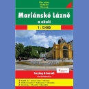 Mariańskie Łaźnie (Marianske Lazne). Plan miasta 1:12 000.