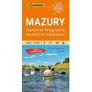 Mazury. Pojezierze Mrągowskie, Mazurski Park Krajobrazowy. Mapa turystyczna 1:50 000. Foliowana