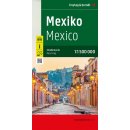 Meksyk (Mexico). Mapa samochodowa 1:1 500 000.