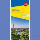 Monachium (Munchen) i okolice. Plan extra 1:20 000.