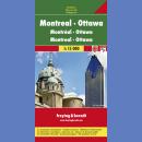 Montreal. Ottawa. Plan miast 1:15 000. 