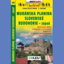 232 Murańska Planina, Rudawy Słowackie zachód (Muránska planina, Slovenské Rudohorie - západ). Mapa turystyczna 1:100 000.