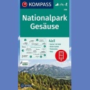 Nationalpark Gesause. Mapa turystyczna 1:25 000.