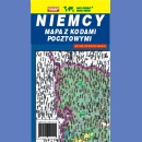 Niemcy. Mapa kodowa 1:1 000 000. 