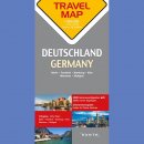 Niemcy. Mapa turystyczna 1:800 000. Travel Map