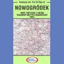 Nowogródek. Mapa taktyczna 1:100 000. Reedycja ark. Pas 34 Słup 41