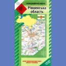 Obwód Rówieński (Riwienska oblast). Mapa topograficzna 1:200 000.
