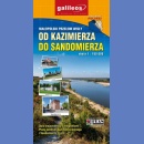 Od Kazimierza do Sandomierza. Małopolski Przełom Wisły. Mapa turystyczna 1:150 000.