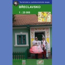Okolice Brzecławia (Břeclavsko). Mapa turystyczna 1:25 000.