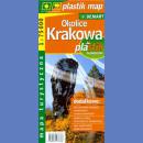 Okolice Krakowa. Mapa turystyczna 1:75 000. Plastik