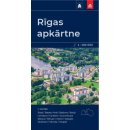 Okolice Rygi (Rigas apkartne). Mapa turystyczna 1:100 000.