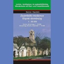 Okolice Zsambek, Etyek (Zsámbéki-medence, Etyeki-dombság). Mapa turystyczna 1:50 000.