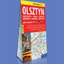 Olsztyn, Bartoszyce, Iława, Kętrzyn, Mrągowo, Ostróda, Szczytno. Plan miasta 1:15 000. 