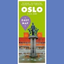 Oslo. Plan miasta 1:11 500. Easy Map 