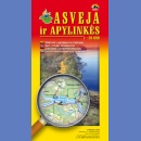 Oświe i okolice (Asveja ir apylinkės). 1:50 000 Mapa turystyczna.