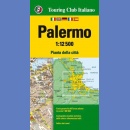 Palermo (Palerme). Plan miasta 1:12 500.