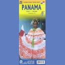 Panama/Panama City. Mapa turystyczna 1:400 000/1:30 000.