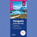 Patagonia, Ziemia Ognista (Tierra del Fuego). Mapa turystyczna 1:1 400 000