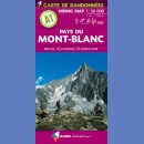 Pays du Mont-Blanc. Mapa turystyczna 1:50 000.