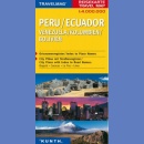 Peru, Ekwador, Wenezuela, Kolumbia, Boliwia. Mapa turystyczna 1:4 000 000. 
