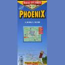 Phoenix. Plan miasta 1:20 000/1:105 000